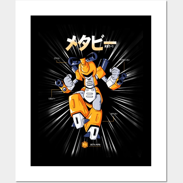 medabot weapons Wall Art by Eoli Studio